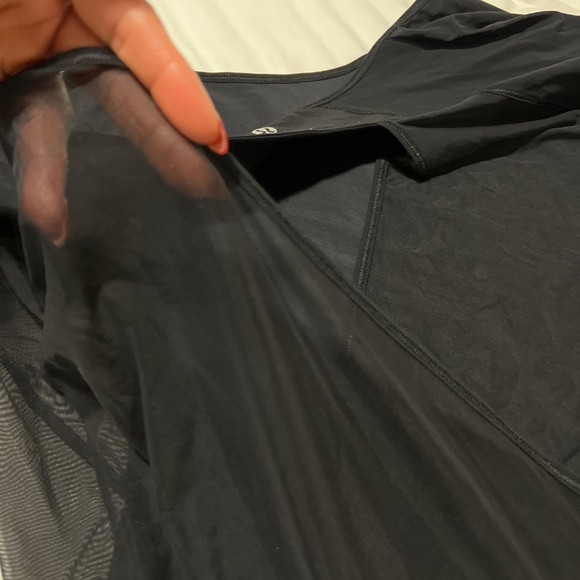 Lululemon sheer long sleeve upper back open shirt - Picture 2 of 4